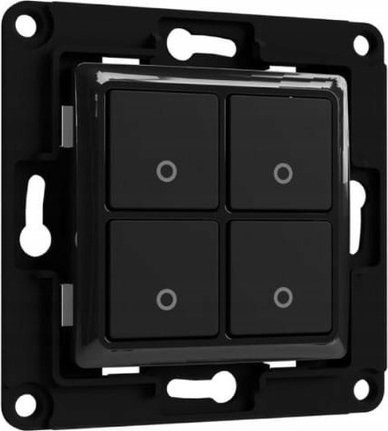 Shelly Przełącznik ścienny 4 - czarny