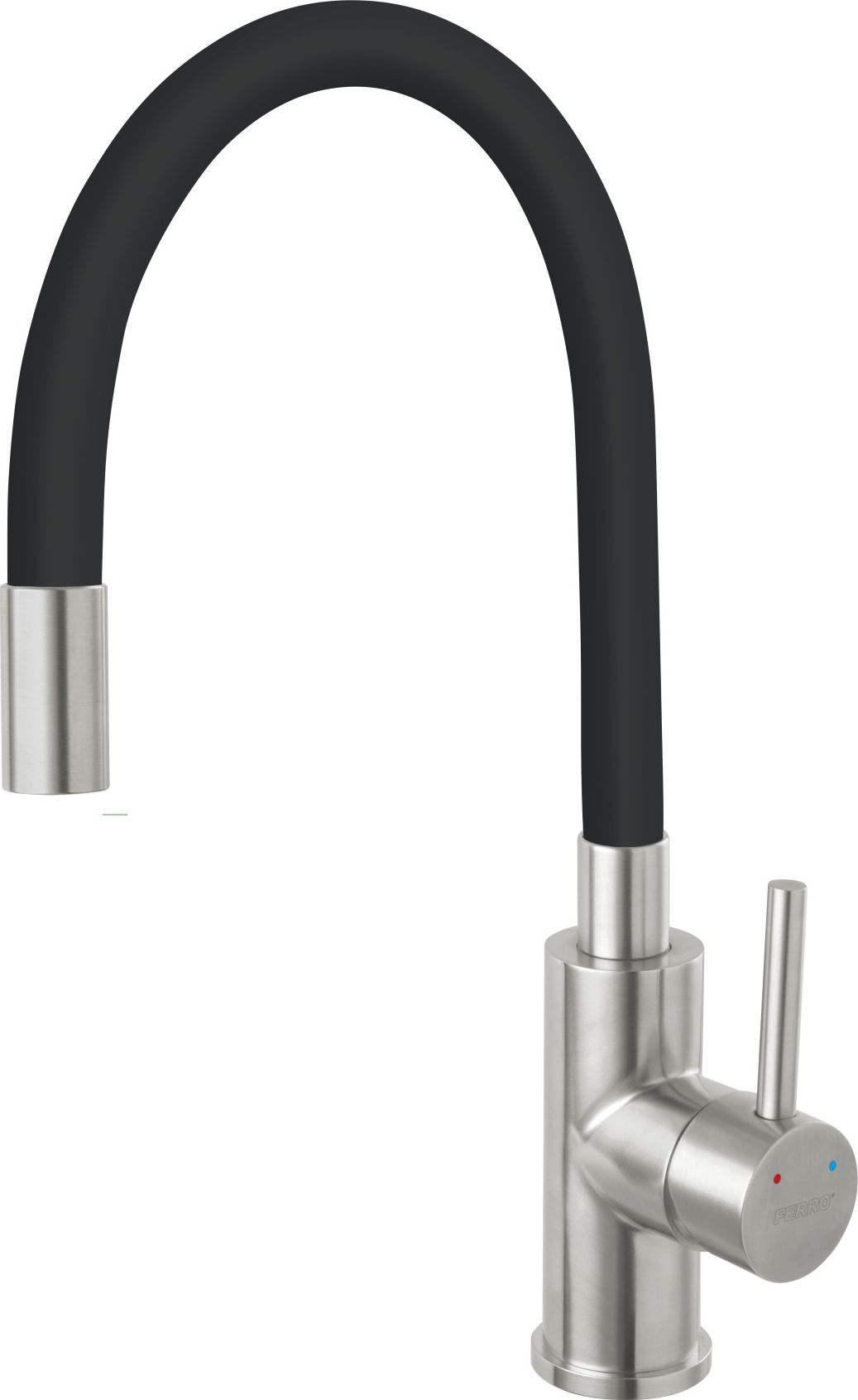 Bateria kuchenna Ferro Zumbia Inox stojąca czarna (BZA4BSS)