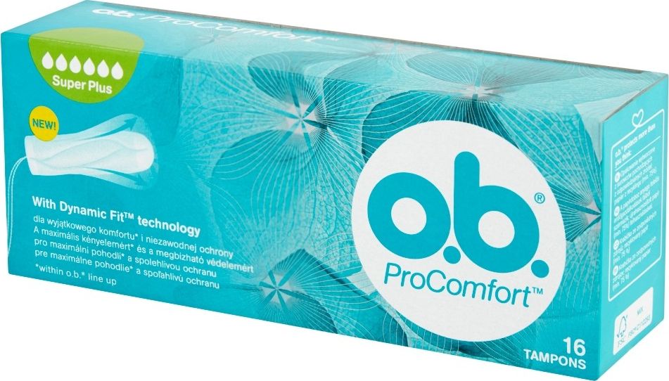 Johnson & Johnson O.B.ProComfort Super Plus komfortowe tampony 1op.-16szt