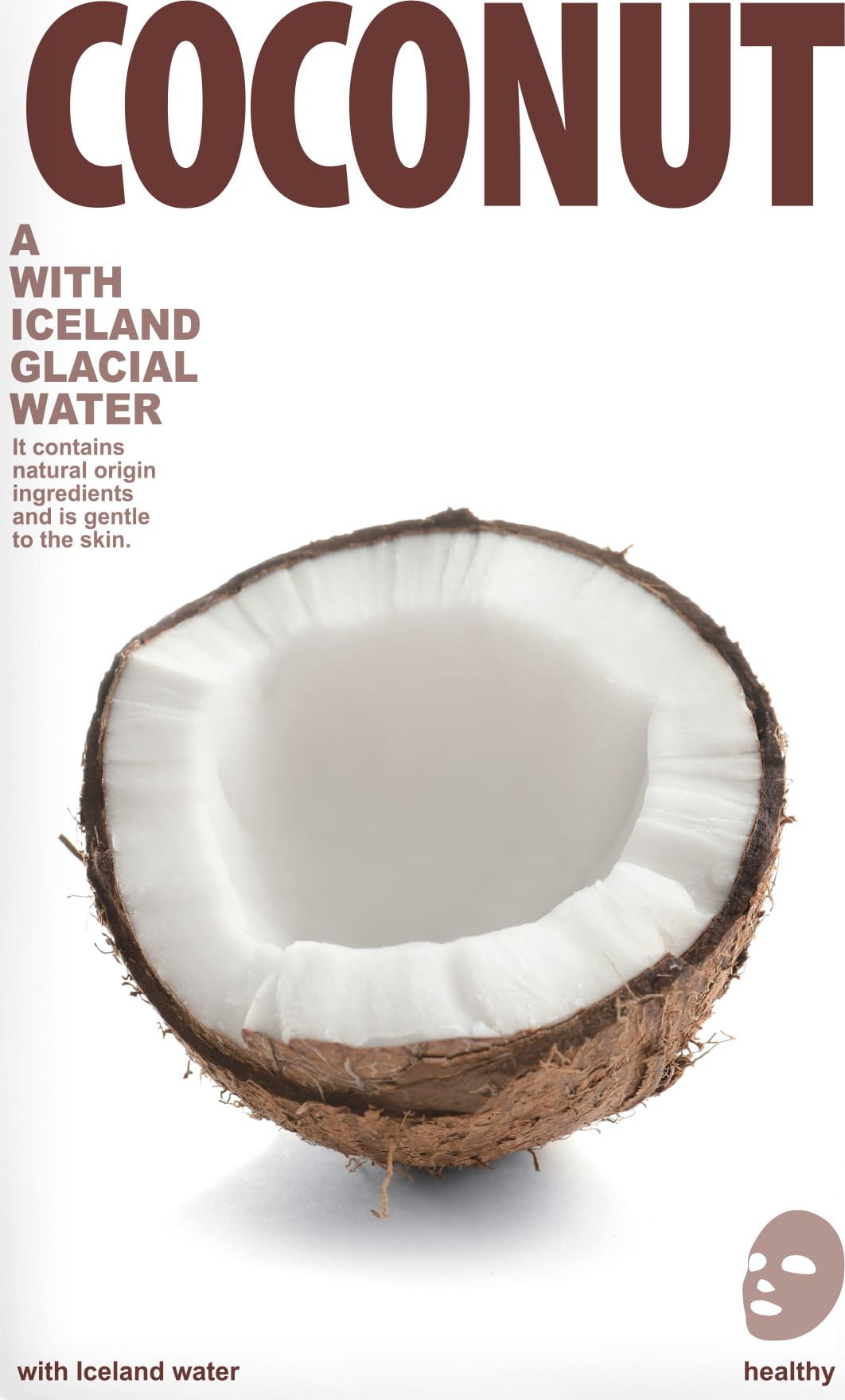 Glacial Water Koreańska maseczka na twarz KOKOS