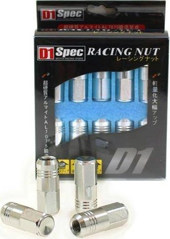 MTuning_F Nakrętki D1SPEC Replica EW M12x1.5 Silver