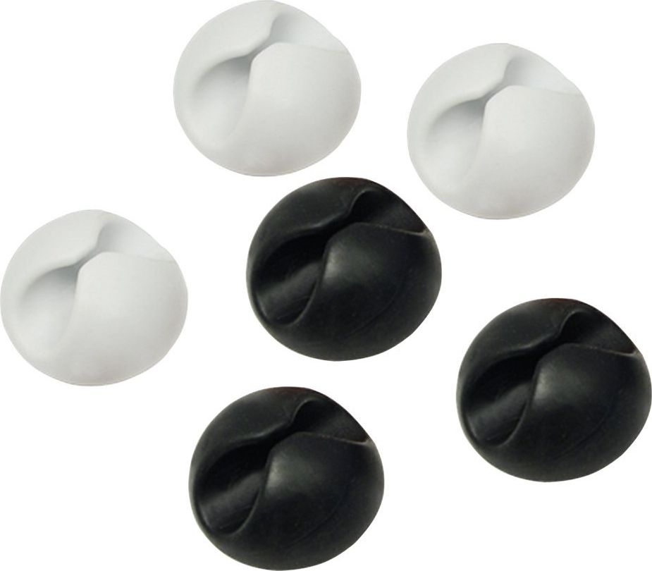 Organizer LogiLink Uchwyt Różne kolory 6 sztuk (KAB0009)