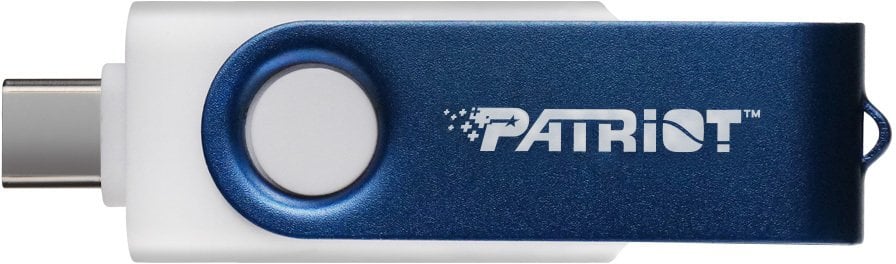 Pendrive Patriot Memory Xporter X550 pamięć USB 128 GB USB Type-A / USB Type-C 3.2 Gen 1 (3.1 Gen 1) Niebieski, Biały