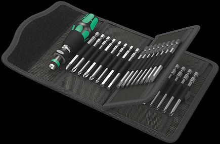 Wera Zestaw Kraftform Kompakt 62 33 elementy z uchwytem szybkomocującym Rapidaptor (05059297001)