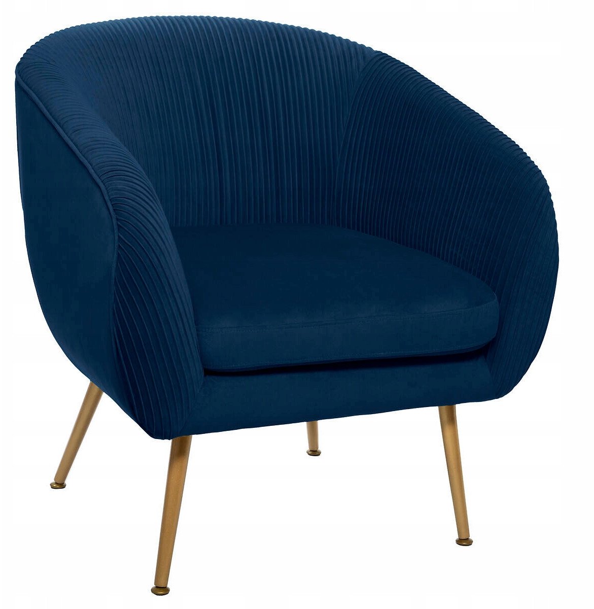 Fotel welurowy SOLARO