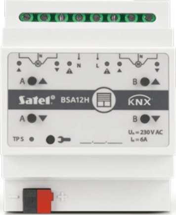 Satel SATEL KNX 2-kanałowy aktor żaluzjowy 230V AC KNX-BSA12H