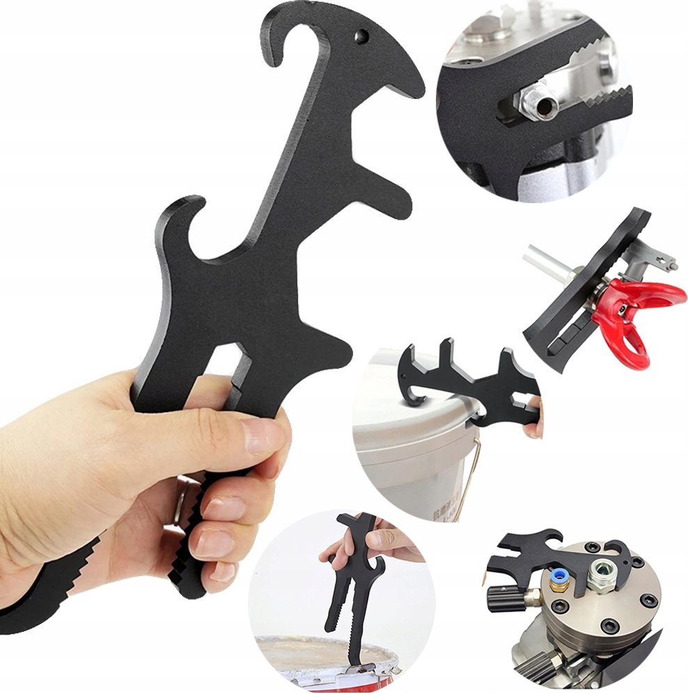 Rosfix MULTIFUNKCYJNY KLUCZ DO AGREGATU MALARSKIEGO DO WĘŻA WIADRA ZAWORU OSŁONY