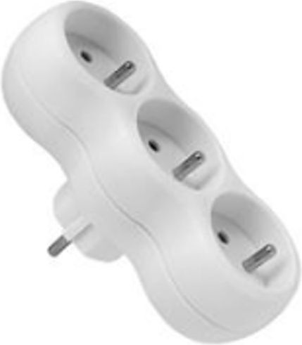 Elgotech Rozgałęźnik wtyczkowy 3-gniazda z/u R-30CA