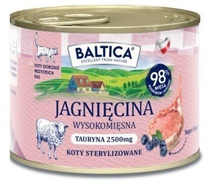 BALTICA SMAKI REGIONÓW Kot dorosły Jagnięcina 185g 185g