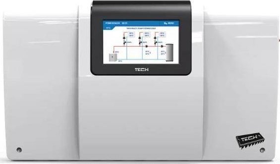 Tech Sterownik do instalacji (obsługa 3 siłowników zaworu + solar) i-3PLUS biały