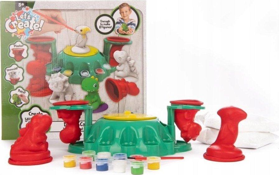 PRO-eximp *****Gips.odl.8fig.Dinozaurów stacja d/malow.69678