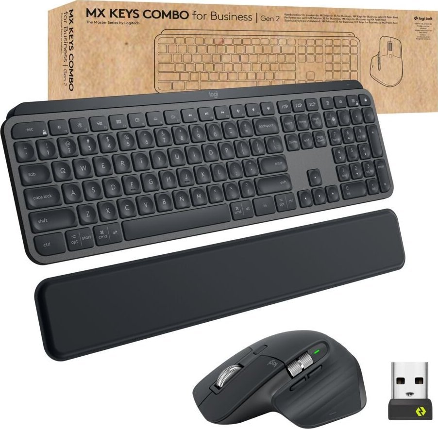 Klawiatura + mysz Logitech MX Keys Combo for Business Gen 2 (920-010930)