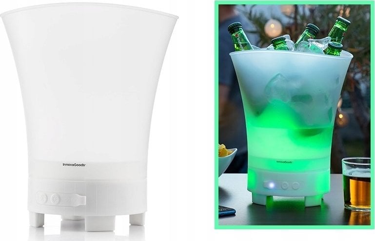 InnovaGoods InnovaGoods POJEMNIK Z LEDAMI I GŁOŚNIKIEM NA AKUM