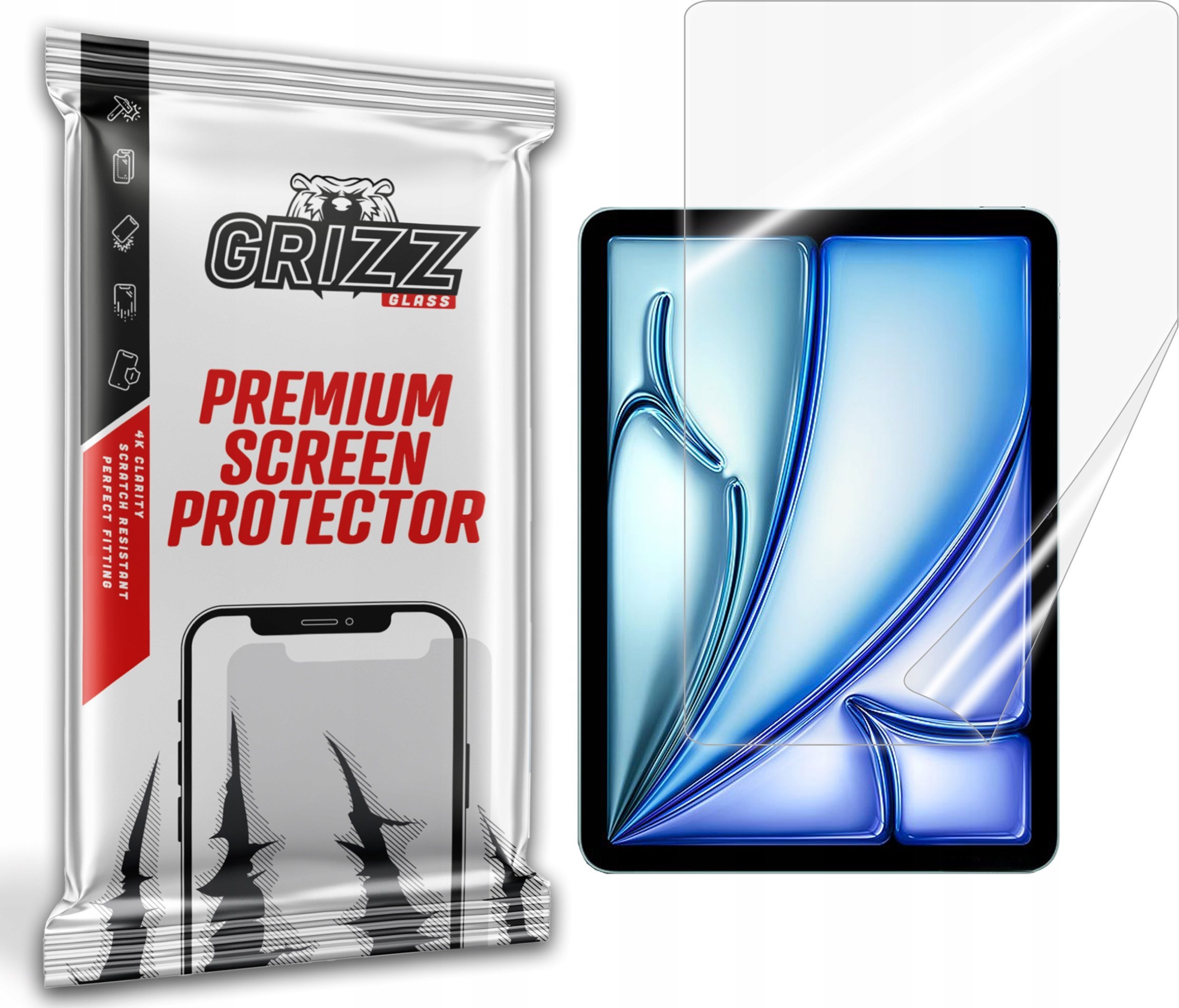 GrizzGlass Folia ceramiczna GrizzGlass CeramicFilm do Apple iPad Air 11" 2024 (6. generacji)
