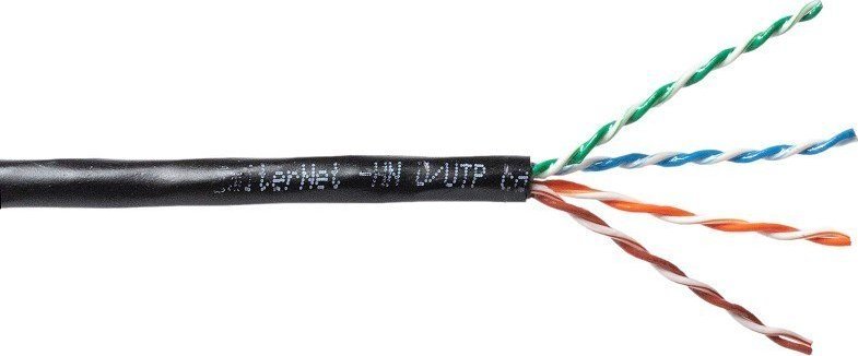 Kabel EmiterNet zewnętrzny żelowany UTP (U/UTP) kat.5e, drut 4x2x0,5, PE+GEL