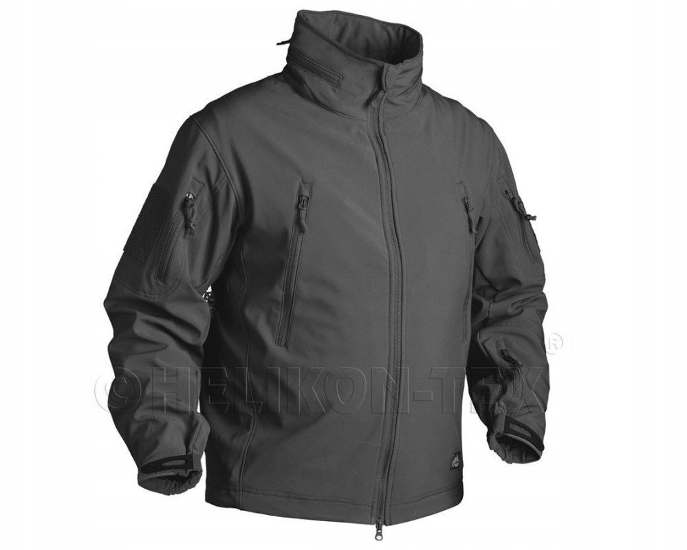 GUNFIGHTER Jacket - Shark Skin Windblocker - Black - XS/Regular