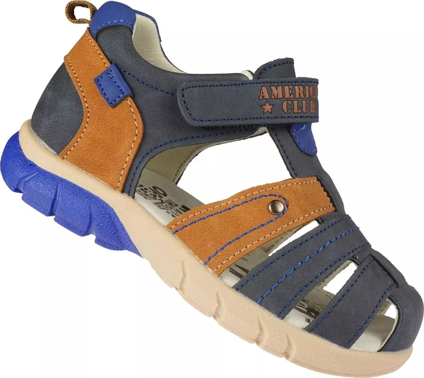 American Club Dziecięce sandały American Club XD-139/24 granatowe 25