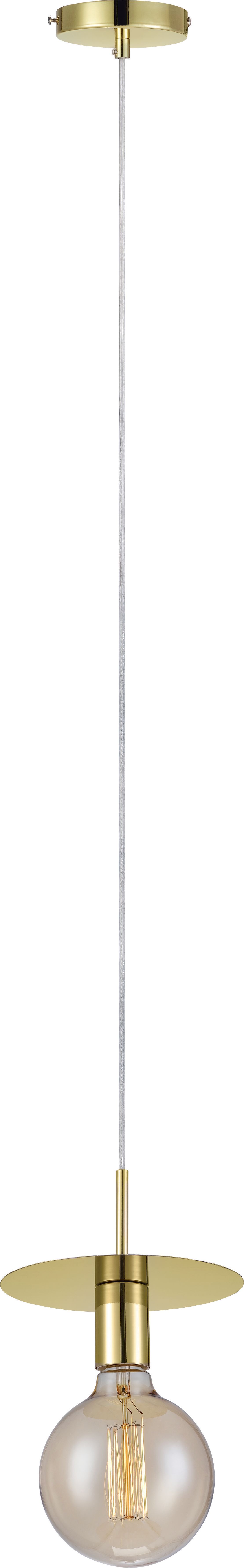 Lampa wisząca Markslojd DISC nowoczesna mosiądz (106150)