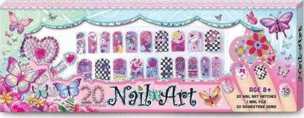 Pulio PECOWARE zest.ozdób do paznokci motyle 331BG 79354