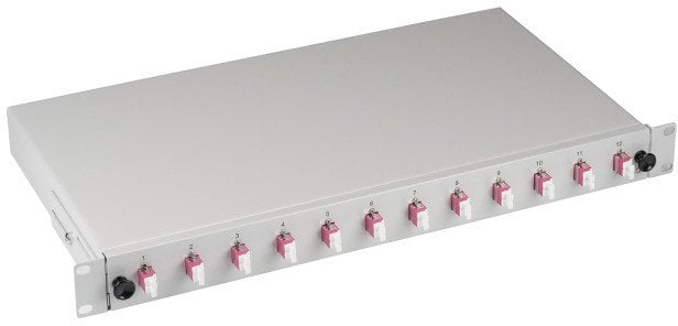 EFB Spleißbox LC 50/125Á OM4 ausziehbar, 12Pigtails / 6 Kupp