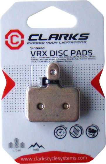 Clarks Okładziny hamulcowe SHIMANO TEKTRO (Deore M515, M475, M525, M465, M495, TEKTRO Draco, Dorado, Orion, Auriga, Aquila, HDC300, TRP Spyre, Hylex)