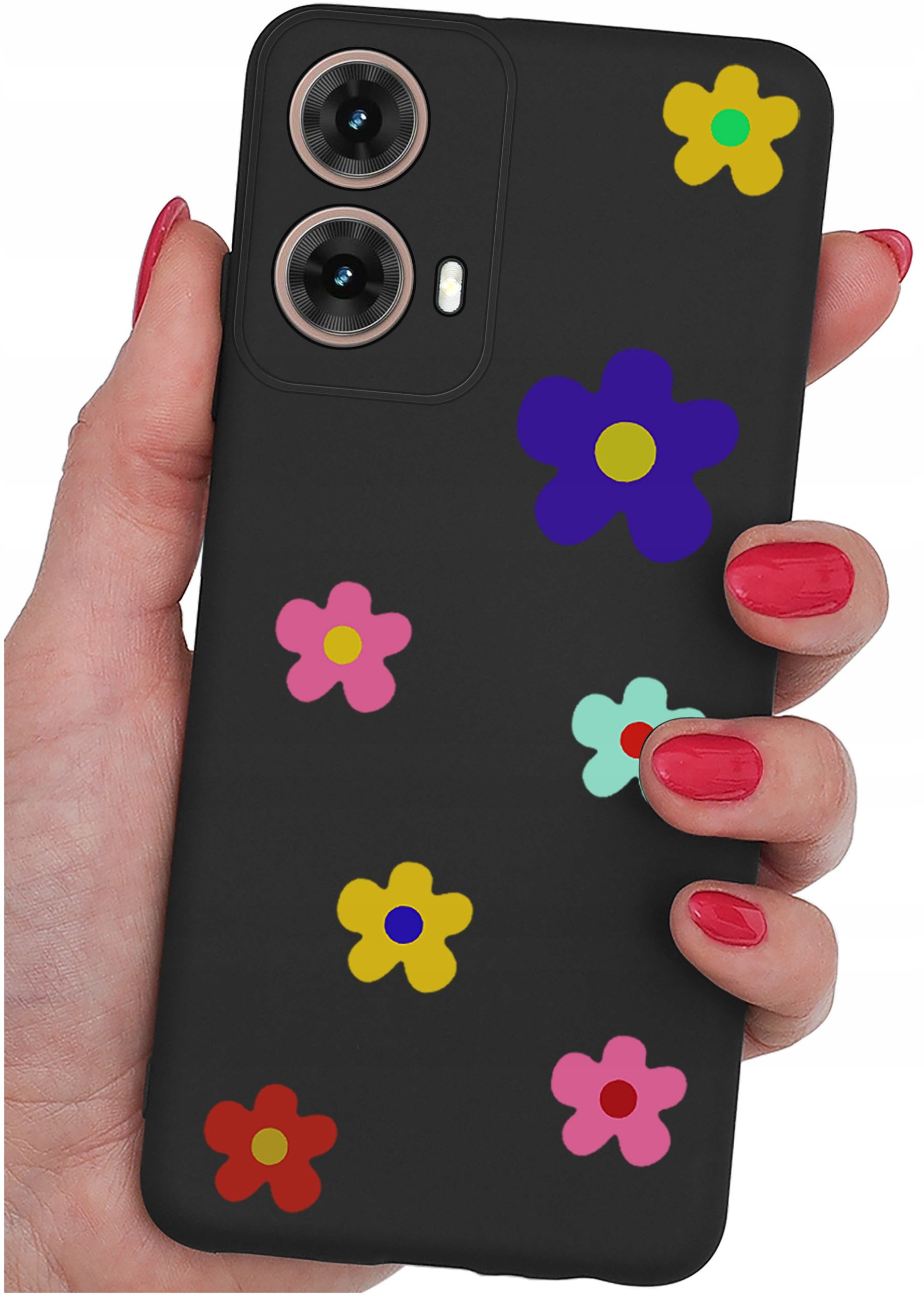 Etui do Motorola Moto G85 5G WZORY |SILIKONOWE MATT CASE