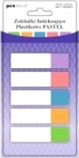 Zakładki indeksujące pastelowe 2x45mm 5x25szt