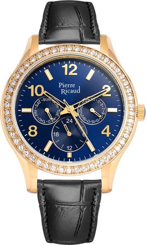 Zegarek Pierre Ricaud Zegarek damski Pierre Ricaud P21069.1255QFZ czarny