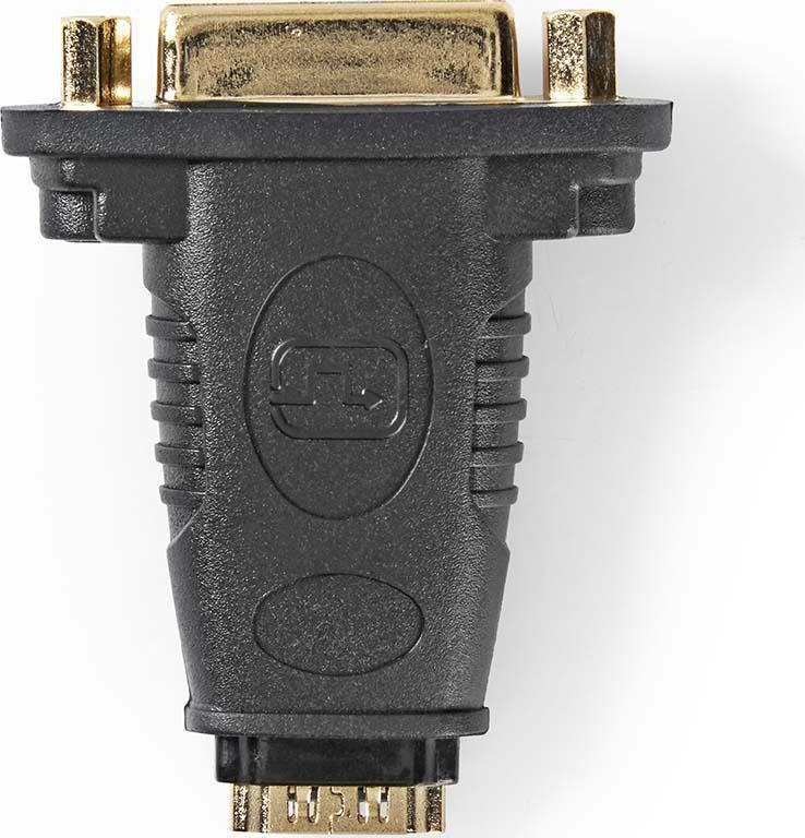 Adapter AV Nedis Nedis CVGB34911BK zmieniacz płci / kabli HDMI Type A (Standard) DVI-D Czarny, Złoto
