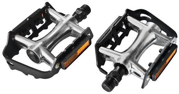 Pedały MTB FP-979 aluminiowe, łożyska kulkowe, z odblaskami