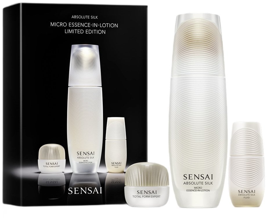 Kanebo SET (Absolute Silk Micro Essence-In-Lotion 125 ml + Absolute Silk Fluid 16 ml + Expert Cream 9 ml)