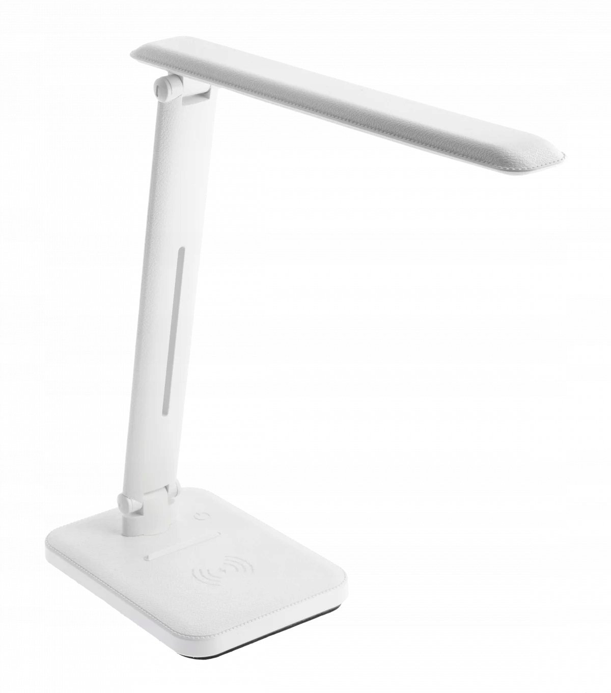 Lampka biurkowa IZUKA LED, 6W, 400lm, AC220-240V, 50/60Hz, CCT, ładowarka indukcyjna, biały