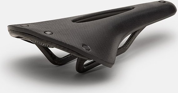 Brooks Siodełko BROOKS C13 CARVED, Black, Szerokość 158mm, Carbon Rail 7x9 mm, Waga 295g, Linia Cambium (NEW)