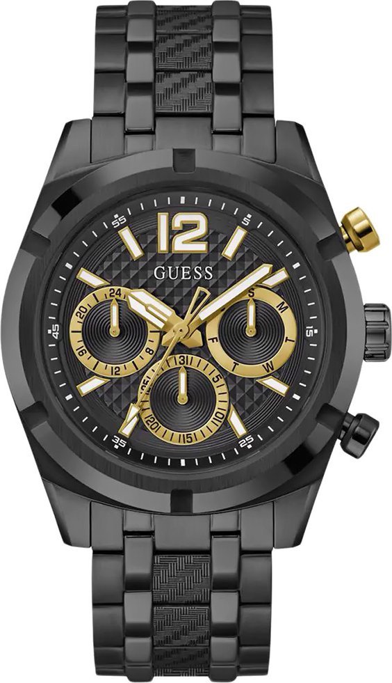 Zegarek Guess Zegarek męski Guess GW0714G4 czarny