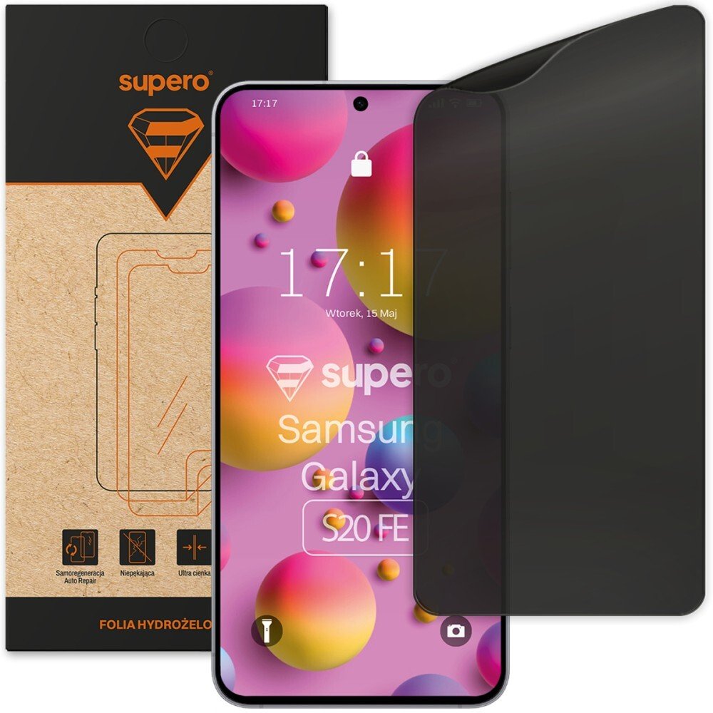 SUPERO Folia hydrożelowa do Samsung Galaxy S20 FE, prywatności