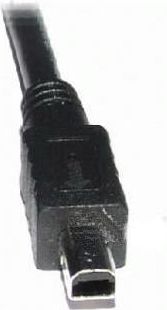 Kabel USB Logo USB-A - miniUSB 2 m Czarny (17077)