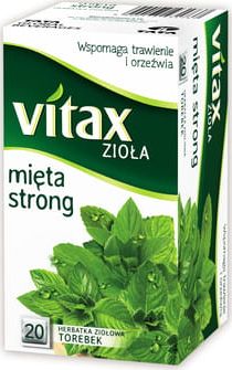 Vitax Herbata ziołowa - mięta strong 20 torebek