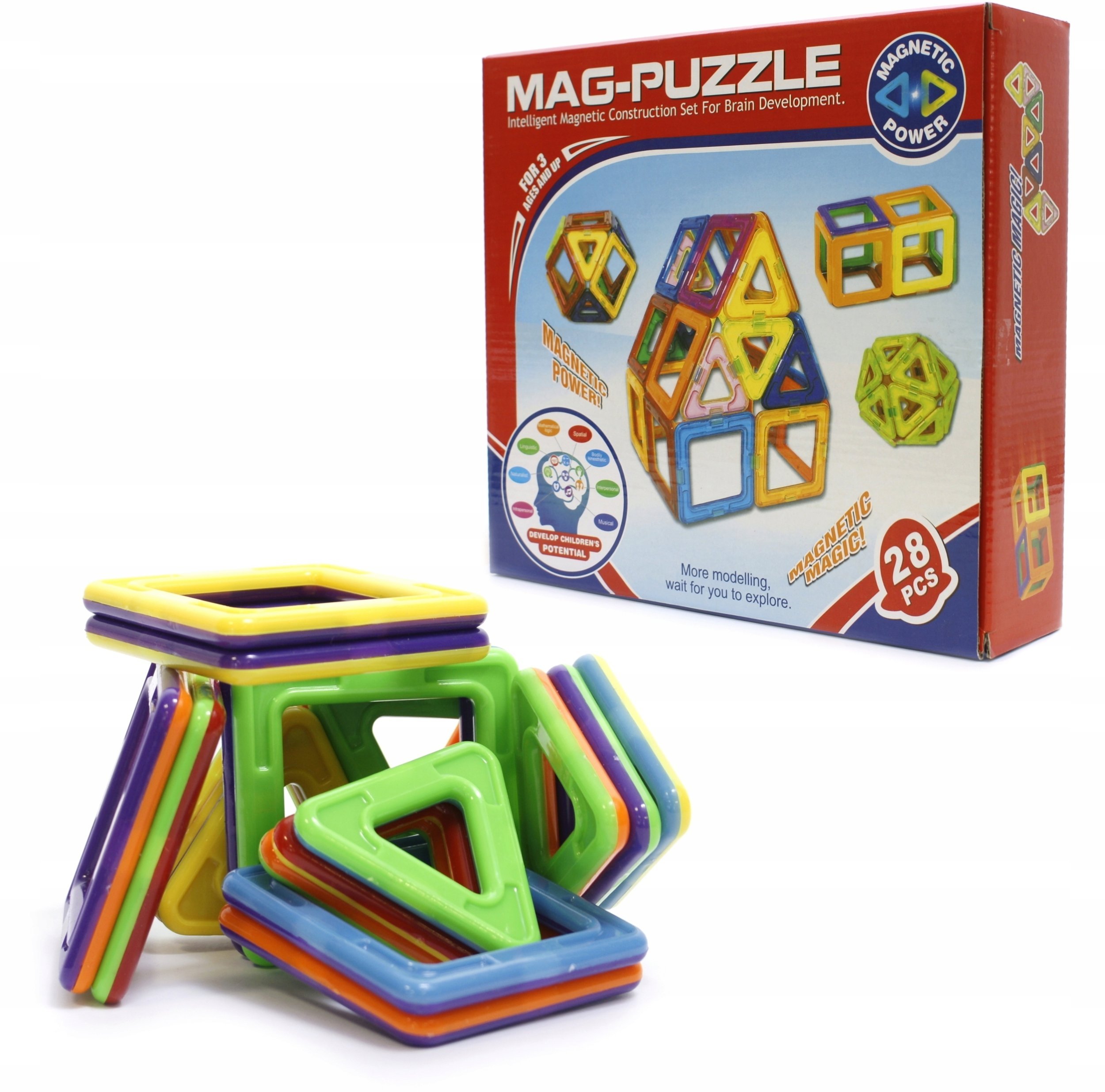 Puzzle magnetyczne 28szt D30357 16999
