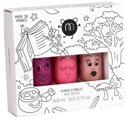 Nailmatic Kids Magic Forest 2 zestaw lakierów do paznokci 3x8ml