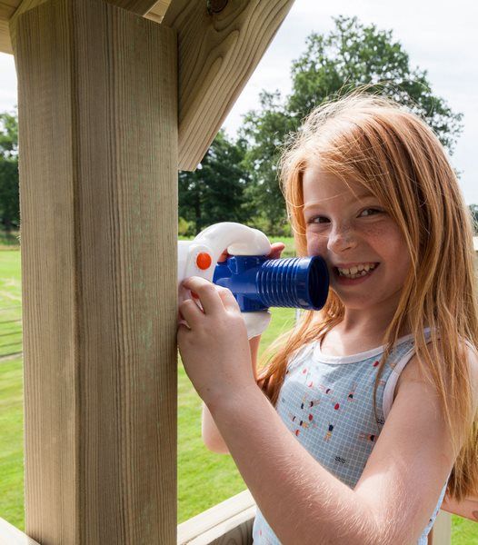 KBT Megafon na plac zabaw wydający dźwięki niebieski