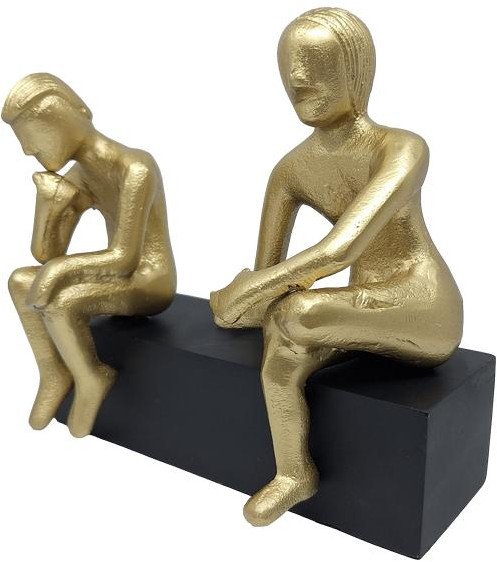 Bliźnięta - złota figurka dekoracyjna - GEM2