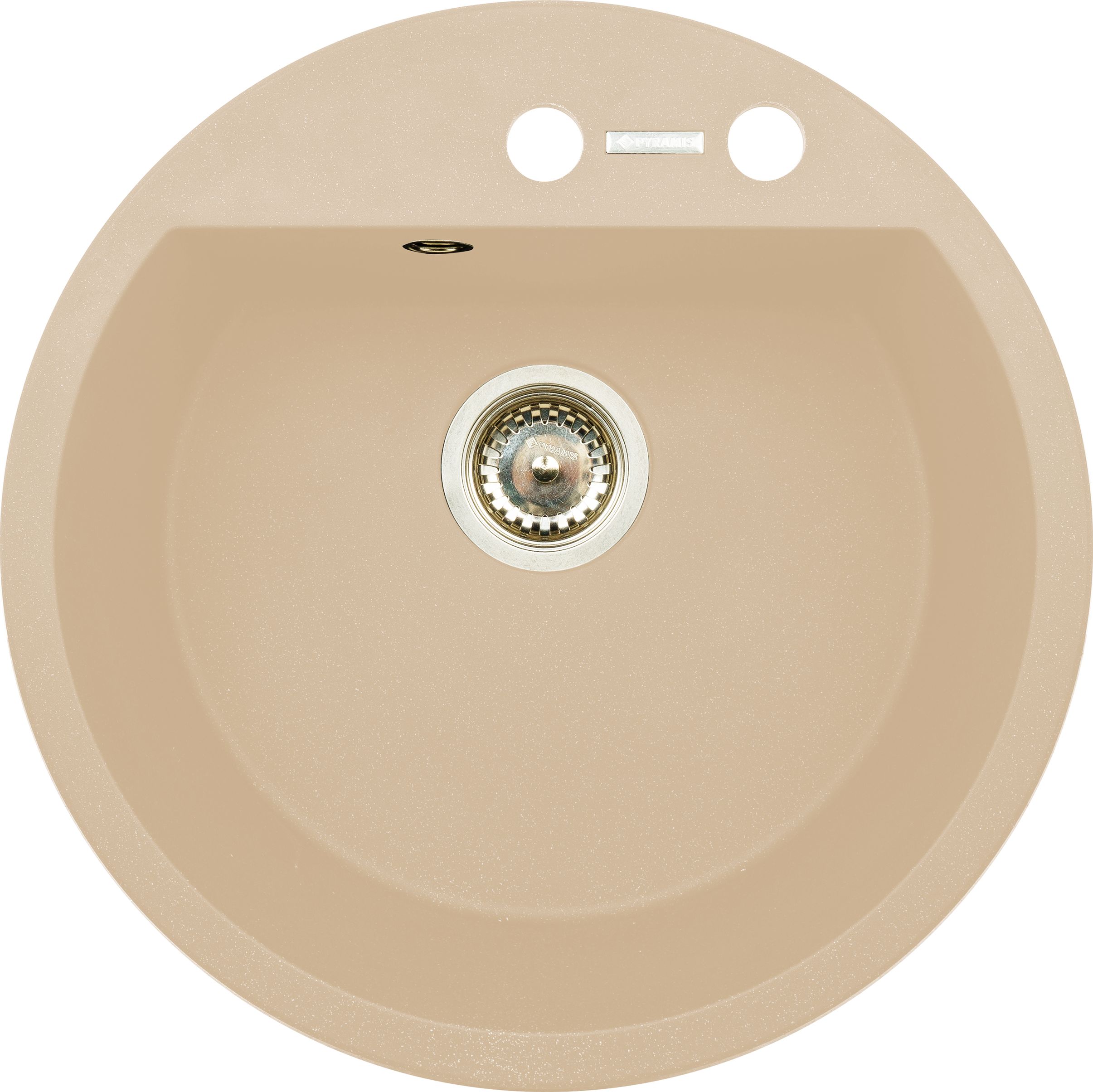 Zlewozmywak Pyramis granitowy Pyramis MIDO O 51 1B Beż piaskowy