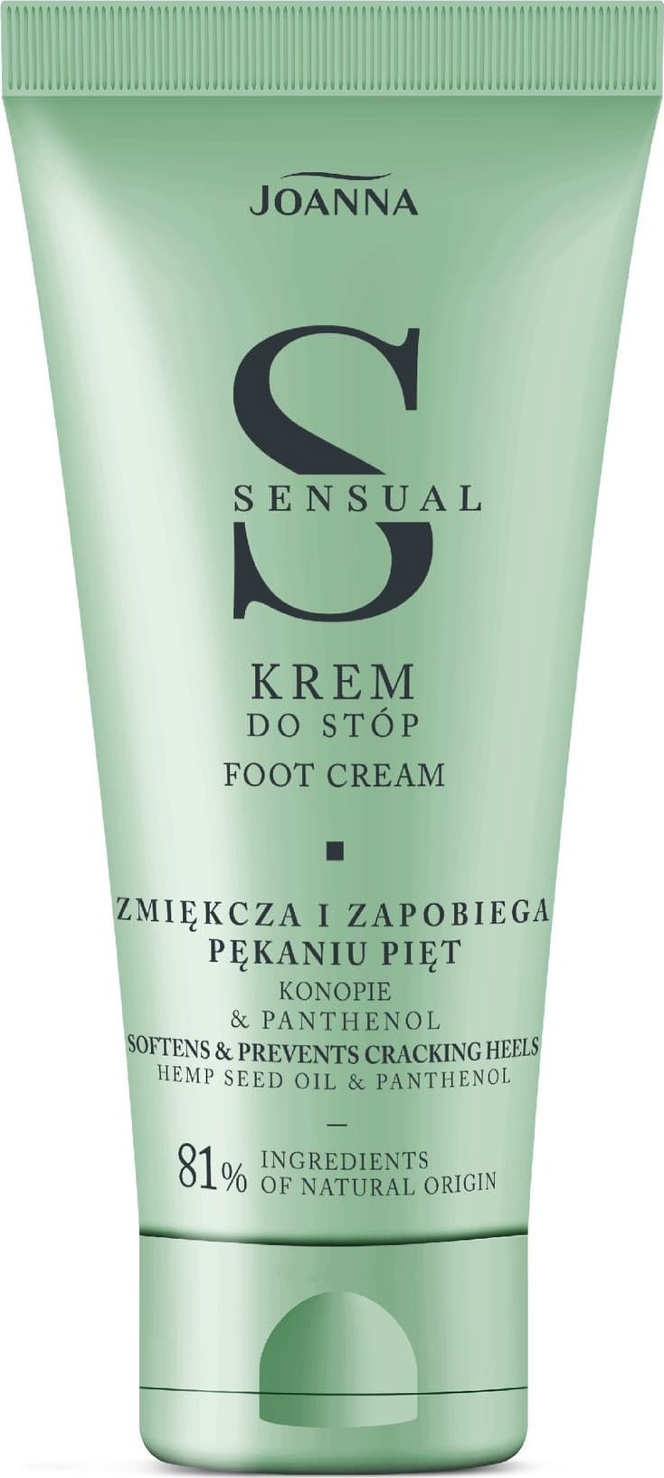 Joanna JOANNA Sensual Zmiękczający Krem do stóp - Konopie & Panthenol 100g