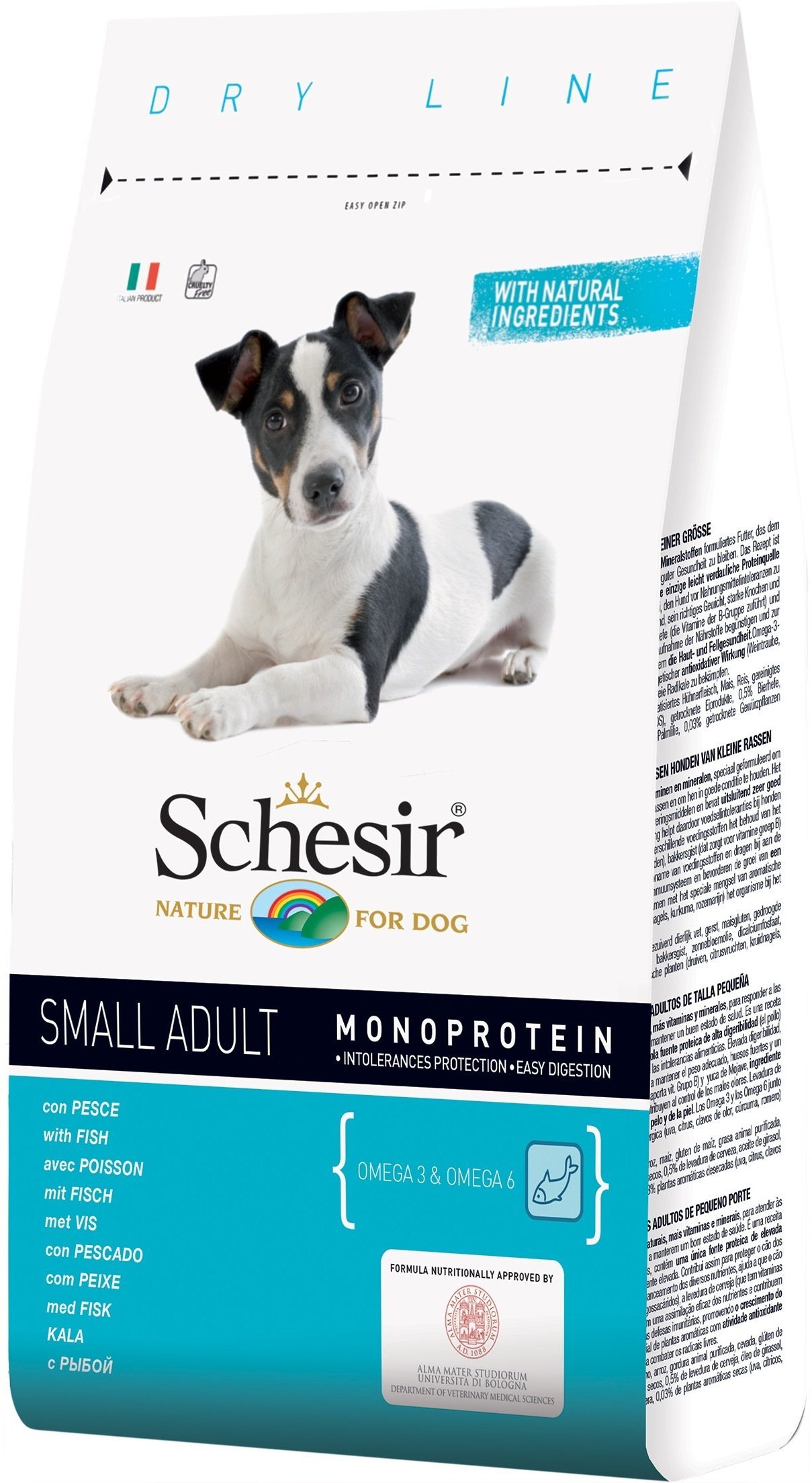 Original, karma sucha, dla psa, ryby, 2 kg, worek, dla dorosłych malych ras