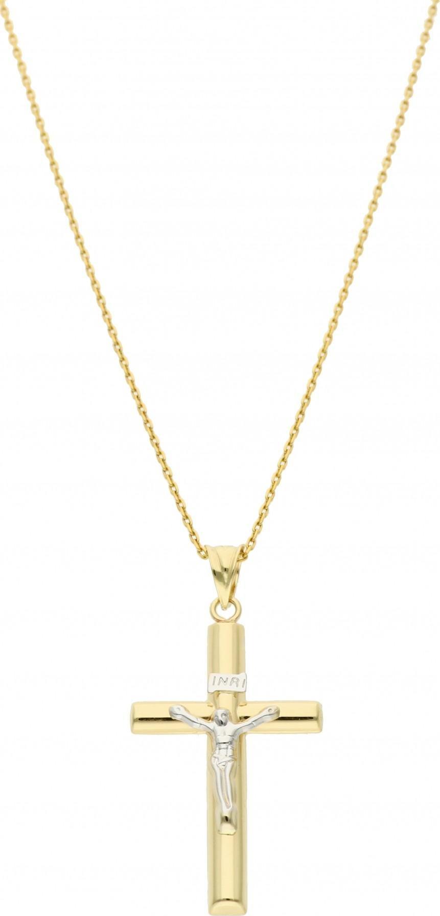 Rosanto Duży złoty krzyżyk 585 14k