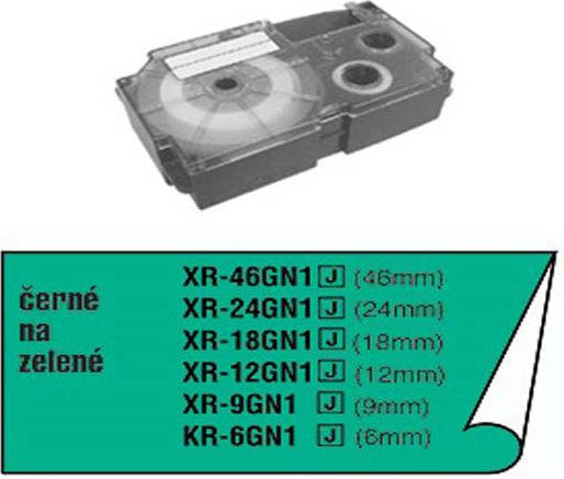 Casio taśma XR-6GN1