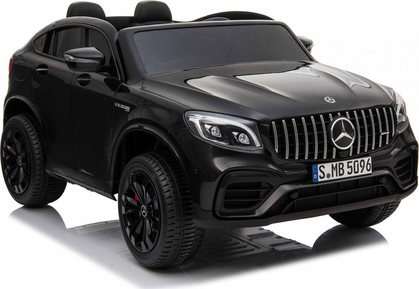 Super-Toys MERCEDES GLC 63S LICENCJA, 4X4, 2x12V, MIĘKKIE KOŁA EVA, MIĘKKIE SIEDZENIE, WALIZKA, FULL OPCJA/XMX608