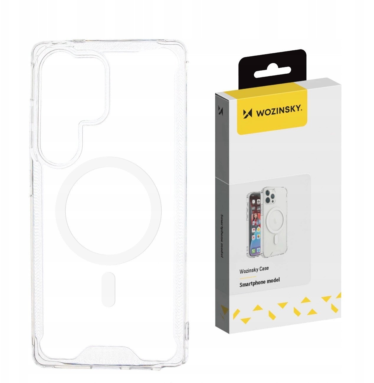 Wozinsky Clear Corner Case MagSafe Samsung Galaxy S25+ Transparent