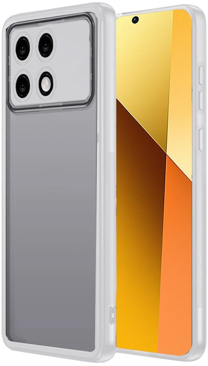 Etui matowe Supero Camshield do Xiaomi Redmi Note 13 5G, przezroczyste