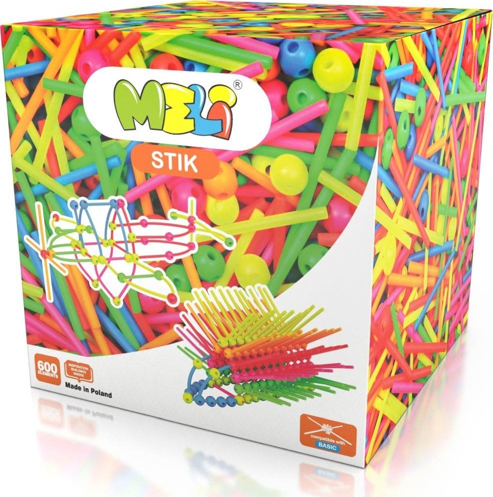 Meli Klocki Meli Stik Neon 600 el.